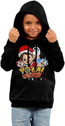 MHYL Kids Yo-kai Watch Christmas Boy's &amp; Girl's Hoodies Black Size 3 Toddler
