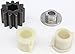 FLIP MFG. Steering Sector Gear & Pinion Kit Fits John Deere LA Series - 19 Tooth LA120, LA125, LA130, LA135, LA140, LA145, LA150