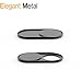 Cimkiz Webcam Cover Slide Metal Magnet Web Camera Cover for Laptop MacBook Pro PC Tablet Cellphone for Protecting Your Privacy Strong Adhesive 6 Packs(Black)