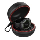 Gear S3 Charger Holder, Charging Stand Dock Cradle Case Accessaries, Portable Travel Carrying EVA Protective Docking Station for Samsung Gear S3 Frontier Classic Watch, Black