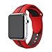 YASPARK Compatible Apple Watch Band 38mm/42mm, 40mm/44mm,Soft Silicone Strap Adjustable Replacement iWatch Bands Apple Watch Sport,Series 4, Series 3, Series 2, Series 1 (Large Size)