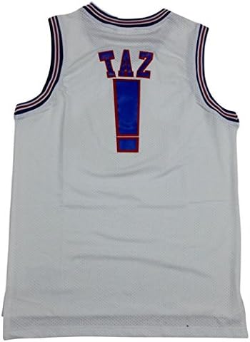 TAZ ! White Space Jam Jersey Basketball Jersey XXL/54
