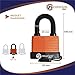 Centurion WPP Laminated Waterproof Padlock, Wide Body - Weather Resistant Outdoor Padlock, 3 Keys Included (50mm Body)
