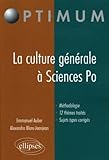 La culture générale à Sciences Po by