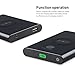 HSEOK Portable Wireless Charger 7000mAh Power Bank 2 in 1 Charging, External Battery Packs for Qi-Enabled Devices Samsung Galaxy S7/S6/S7 Edge/S6 Edge+/Note 5, LG G5, Nexus 6, Nokia Lumia 920, Black