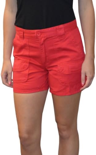 Sabree Missy Cargo Short Red-8