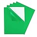 5 Pack - Adhesive Backed Transparent Rigid Vinyl Film, Sticky Back Plastic Sheet Color Filter, Self Stick Overlay Sticker, Christmas Holiday Decorations, 9