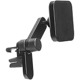 Peak Design Mobile Car Vent Mount, Qi2 Wireless Charging, Magnetic Mounting Technology, Adjustable, Aluminum Construction, 360-Degree Swivel Arm, Compatible with MagSafe and Peak Design Cases