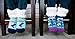 Pudus Horse Aqua Cozy Winter Slipper Socks for Women and Men with Non-Slip Grippers and Faux Fur Sherpa Fleece - Adult Regular Fuzzy Socks