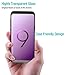 TOZO for Samsung Galaxy S9 Plus Screen Protector Glass [ 3D Full Frame ] Premium Tempered 9H Hardness Super Easy Apply for Samsung Galaxy S9 Plus work with most case Black Edge