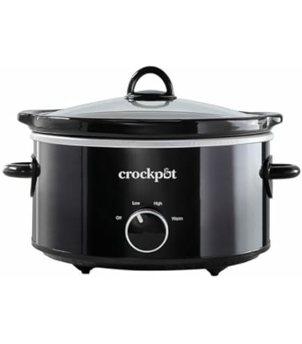 Amazon.com: Crock-Pot 4.5 Quart Round Portable Slow Cooker and