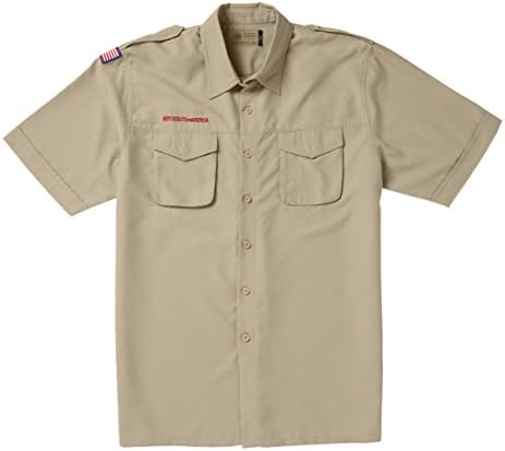 Boy Scout Mens Short-Sleeve Polyester Microfiber Shirt