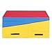 Best Choice Products 60x30x14in Kids Folding 2-Panel Cheese Wedge Incline Gym Mat for Tumbling w/Handles, Multi