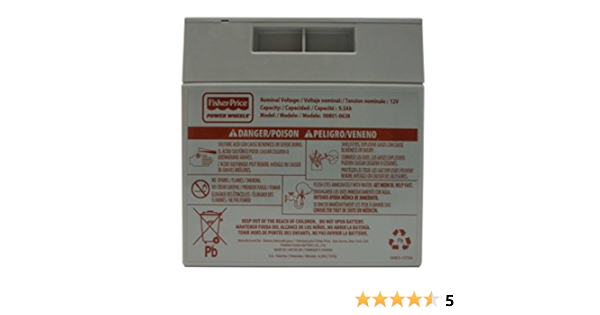 12 volt 9.5 amp gray battery