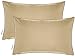 2-Piece 12" x 18" Outdoor Patio Furniture Lumbar Pillow Cushion Cover with Zipper Closure - Khaki primary