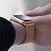 OROBAY Compatible with iWatch Band 38mm 40mm, Stainless Steel Milanese Loop with Magnetic Closure Replacement Band Compatible with Apple Watch Series 4 Series 3 Series 2 Series 1, Champagne Gold