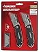Husky Folding Sure-Grip Lock Back Utility Knives Two Pack (2 x Husky Lock Back Knives 10 x Blades)