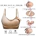 YFTMaternity 3PACK Full Bust Seamless Nursing Maternity Bras Bralette with Extra Bra Extenders & Clips