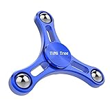 TiMi Tree Fidget Toy Tri Spinner Metal Alloy Fidget Spinner Prime Fast Long Spin Steel Ball Bearing Hand Focusing Toy for EDC ADD ADHD Anxiety Autism Boredom 2017 Best School Gadgets Gift