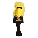 Team Golf NCAA Iowa Hawkeyes Mascot Golf Club Headcover, Fits most Oversized Drivers, Extra Long Sock for Shaft Protection, Officially Licensed Product