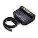 Qiyun 0.8W Solar Powered Car Auto Cooler Ventilation Fan Automobile Air Vent Exhaust Heat Fan with Rubber Strip