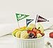 Football Game Flag Picks 2019 - Cupcake Toppers Decorations Cocktail Sticks Toothpick Party Supplies
