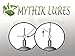 Mythik Lures 20 Pack - Skinny Lead Drop Shot Fishing Weights Sinkers Multiple Sizes 1/8 1/4 3/8 1/2 3/4 1 for Bass Trout Crappie Catfish