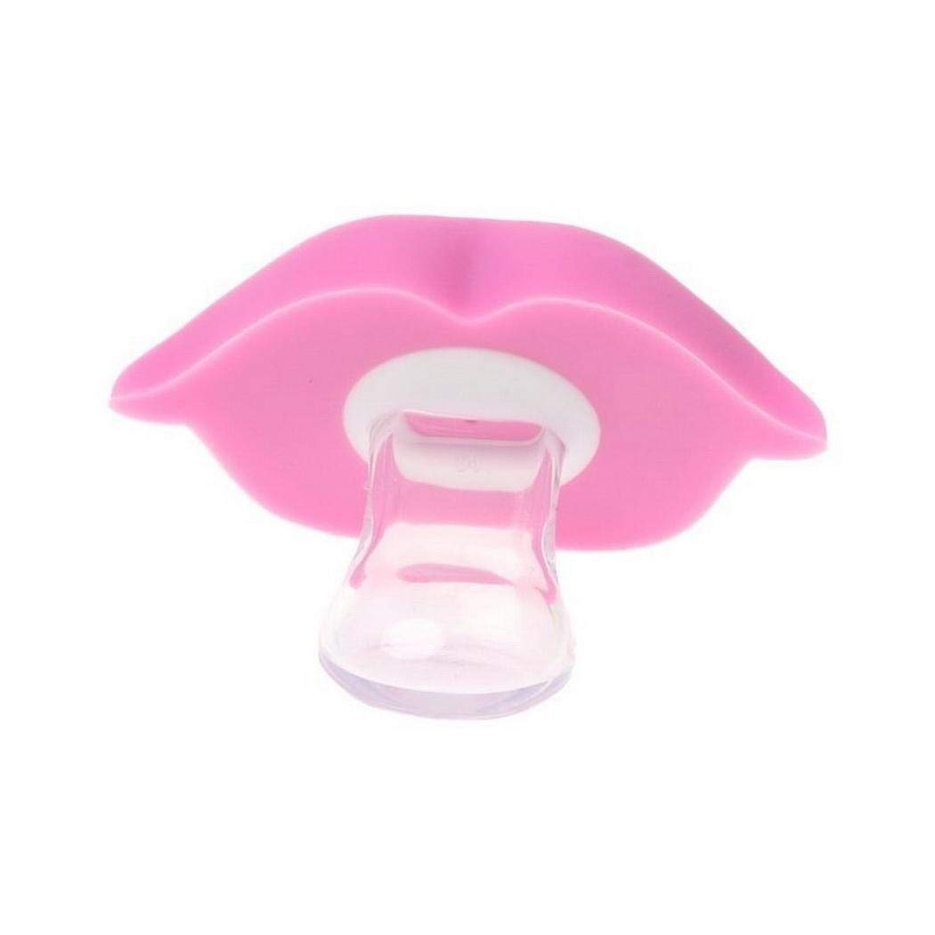 Erholi Newborn Infants Silicone Pacifier Cute Lip Mouth Baby Soother Pacifier Pacifiers