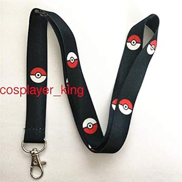Fidgetgear Anime Lanyard Mobile Keys Id Neck Strap Keychain Lanyards Card Badge Holder Poke Ball Amazon In Home Kitchen