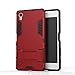 Cocomii Iron Man Armor Sony Xperia X Performance Case, Slim Thin Matte Vertical & Horizontal Kickstand Reinforced Drop Protection Bumper Cover Compatible with Sony Xperia X Performance (Jet Black)