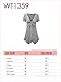 Lock and Love LL WT1359 Short Sleeve Knot Front Baby Doll Tunic M BLACK