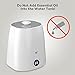 Warm & Cool Mist Humidifier, TaoTronics 5.5L Ultrasonic Air Humidifiers for Home Bedroom Office with Filter, LED Display, External Humidity Sensor, 360°Rotatable Nozzle -(5.5L/1.45 Gallon, US 110V)