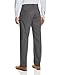 Lee Men's Extreme Motion Flat Front Regular Straight Pant Charcoal 34W x 32L