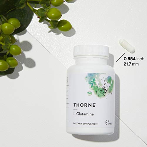 Thorne LGlutamine Amino Acid Supplement for GI Health and Immune Function 90 Capsules