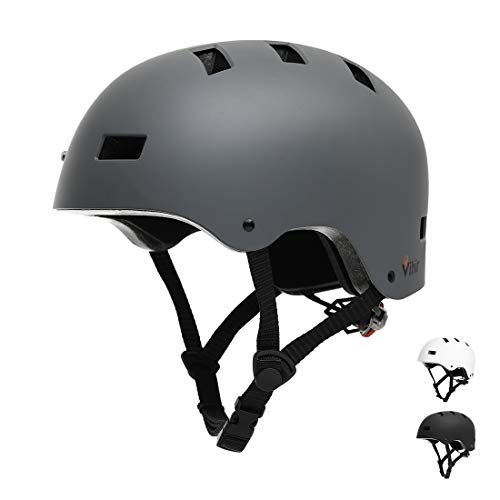 Vihir Erwachsene Fahrradhelm Skaterhelm EScooter ERoller BMX