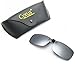 Cyxus Flash Polarized Mirrored Sunglasses Clip-On Glasses, Men & Women [Silver Flash]