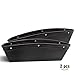 Car Pocket Organizer – Car Seat Console Gap Filler. Experience Easy Storage, Modern Style and Seamless Fit. Store and Catch Your Everyday Items. Premium Quality PU Leather (Black) Pair.