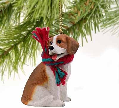1 X Beagle Miniature Dog Ornament