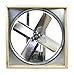 Cool Attic CX24BD2SPD Belt Drive 2-Speed Whole House Attic Fan with Shutter, 24 Inch