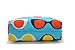 Flowertree Women's Polyester Sunglass Print Canvas Tote Bag in Blue