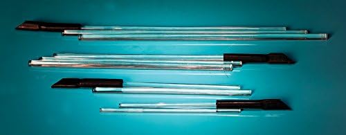 UNITSCI - GLASS STIRRING RODS, 12" LONG, 10MM DIAMETER , PK12