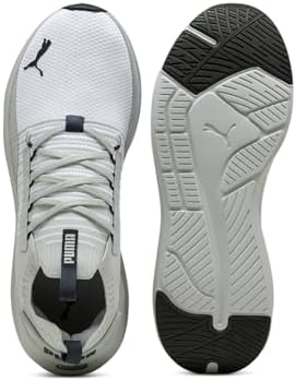 SOFTRIDE Symmetry FUZION, Unisex Straßen-Laufschuh, Puma White-COOL Light Gray-Puma Navy,