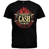 Johnny Cash - Mens Ring Of Fire T-shirt