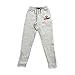 Flexz Fitness Gym Fitted Activewear Sweatpants, Bodybuilding & Lifting, Durable & Stylish, Gray, Size Large