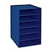 Pacon 001312 6-Shelf Organizer, 13-1/2-Inch x12-Inch x17-3/4-Inch, Blue