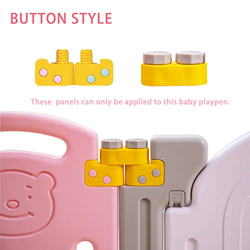 Baby Playpen Extra Panel Folding Kids Activity Centre Safety - //coolthings.us