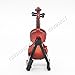 Odoria 1:12 Violin with Stand Bow and Case Wooden Musical Instrument Miniaure Dollhouse