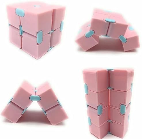 Pink Infinity Cube Infinity Cube Fidget Toy for Kids And Adults, Pink price in Egypt ...