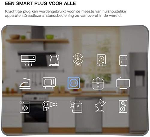 Smart Plug Buchse EU 16A 24 GHz WiFi Smart Plug Buchse Timing  Sprachsteuerung Steckdosenfernbedienung Haushaltsgerte Kompatibel mit Alexa Google Home kein Power Monitor