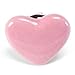 Pink Ceramic Heart Cabinet Knobs, Drawer Pulls & Handles Set/8pc ~ C08 Heart Shape Ceramic Knobs for Cabinets, Children’s Dresser, Kitchen Cabinets and Cupboards with Chrome Hardware
